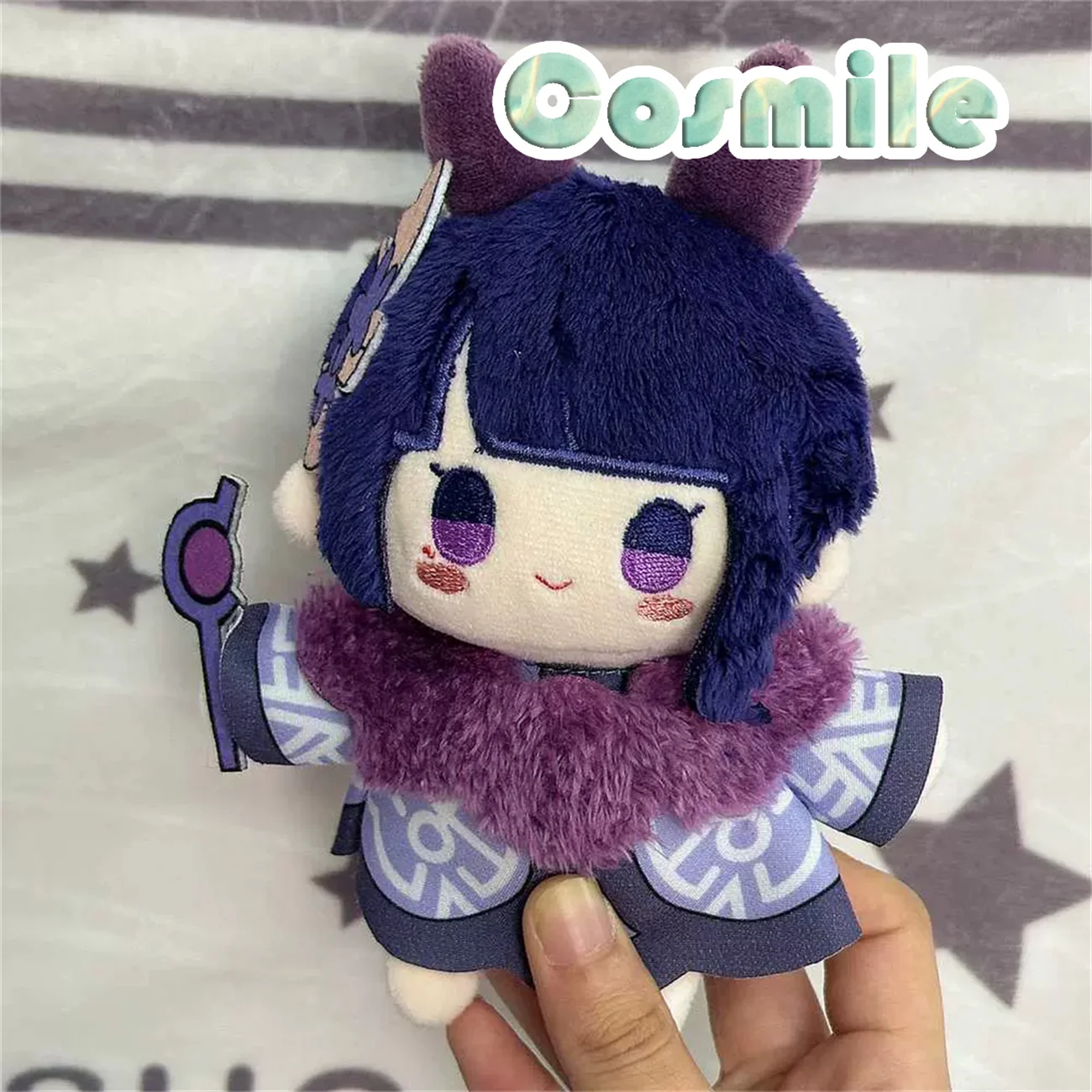 

Ударная бездна Genshin, волшебная игрушка, гидро Райден, Ei らででい い 이이beelbeelzebul Baal, плюшевая игрушка плюшевая кукла 10 см, брелок MT