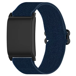 Adjustable Scrunchie Nylon Sport Strap Bracelet - Whoop 4.0 (Midnight blue)