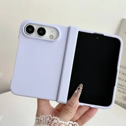 Luxury Skin Feel Frosted Matte Foldable Phone Case - Ultra - thin, Shockproof Hard Cover - iPhone Duo (Purple)