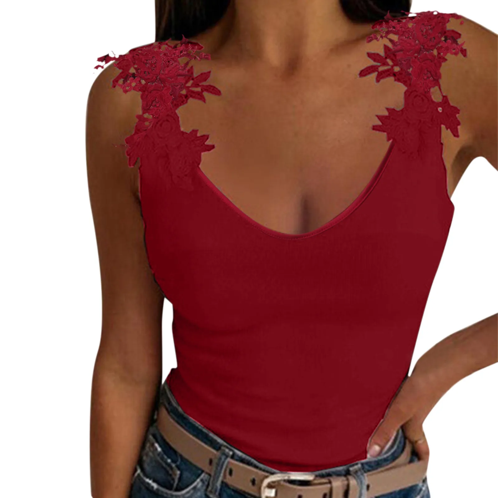 Lace Petal Tank Top Variations