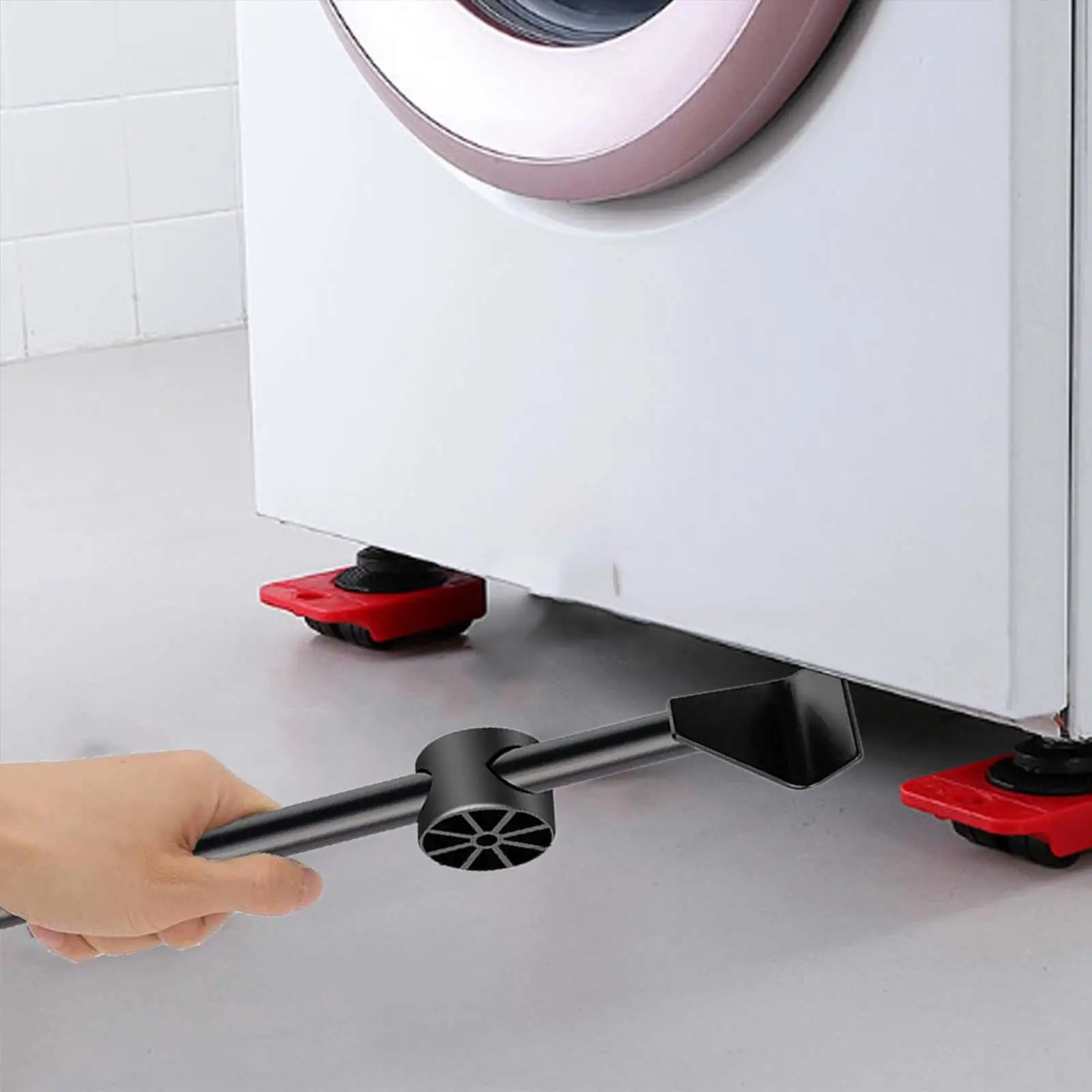 Furniture Lifter Tool Heavy Furniture Moving Tool Lever Appliance Jack Lift Furniture Lifter for Washing Machine Fridge Couches Sofas Refrigerator