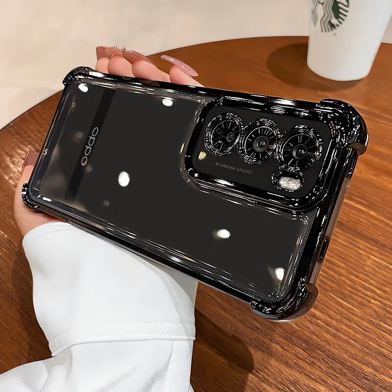Shockproof Clear Silicone Soft Case with Reinforced Corners