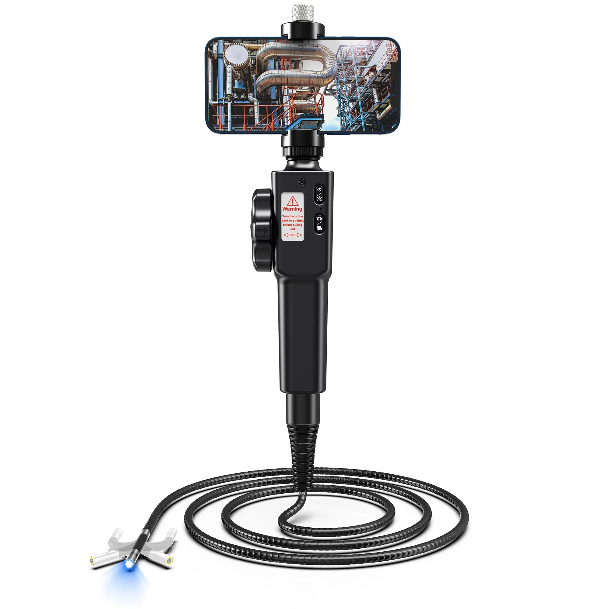 

Cheap Price Handheld Borescope Support Iphone and Android Inspection Camera Pipeline 1080P 5.5mm Industrial Endoscope