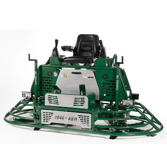 hydraulic concrete power trowel concrete finishing machinegasoline engine ride on