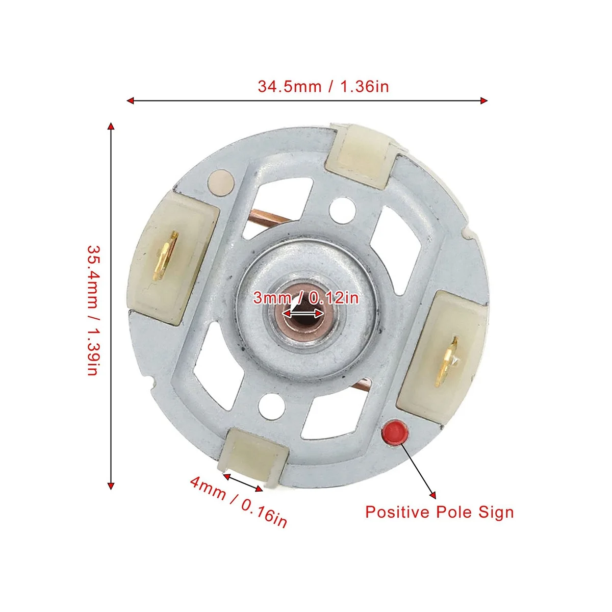 ABNC-10Pcs RS550 카본 모터 브러시 드릴 드라이버 전기 스크루 드라이버 용 홀더 모터 브러시가있는 전기 모터 브러시