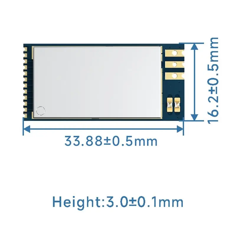 클래식 스타일 UWB3000F27 Decawave' S DW3000 UWB 추적 모듈 2개, 실내 위치 지정 방향 측정 모듈 500Mw Ac