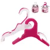 White&Red Color Space Saving Storage Solid Plastic Dog Accessories Clothing Rack Pet Product Dog Clothes Hanger 5