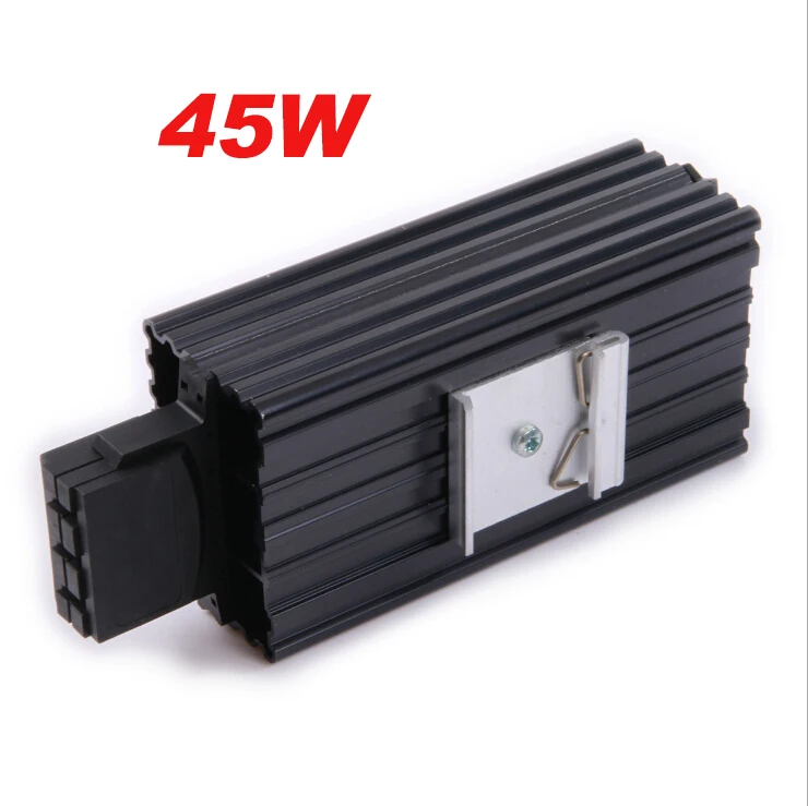 Industrial Cabinet Heater, 35mm Din Rail Type - PTC Semiconductor Fan Heater, 15W to 100W Options