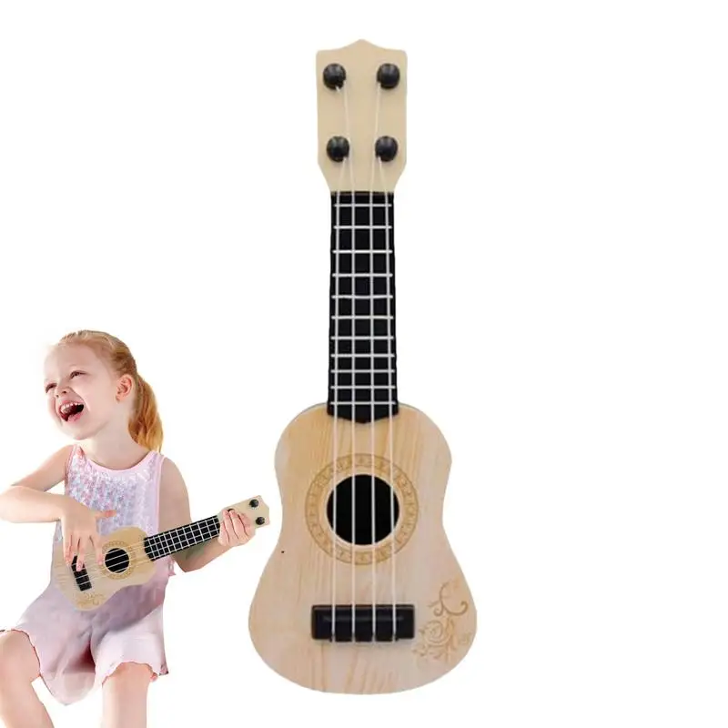 

Kids Toy Musical Ukulele Musical Ukulele Guitar Instrument Kids Play Early Educational Toys Portable Mini Guitar For Beginner