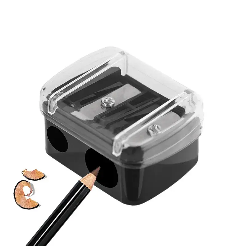 Brand Double Holes Precision Lipstick Cosmetic Pencil Sharpener For Eyebrow Lip Liner Eyeliner Pencil Girls Gift School Supplies - Image 2