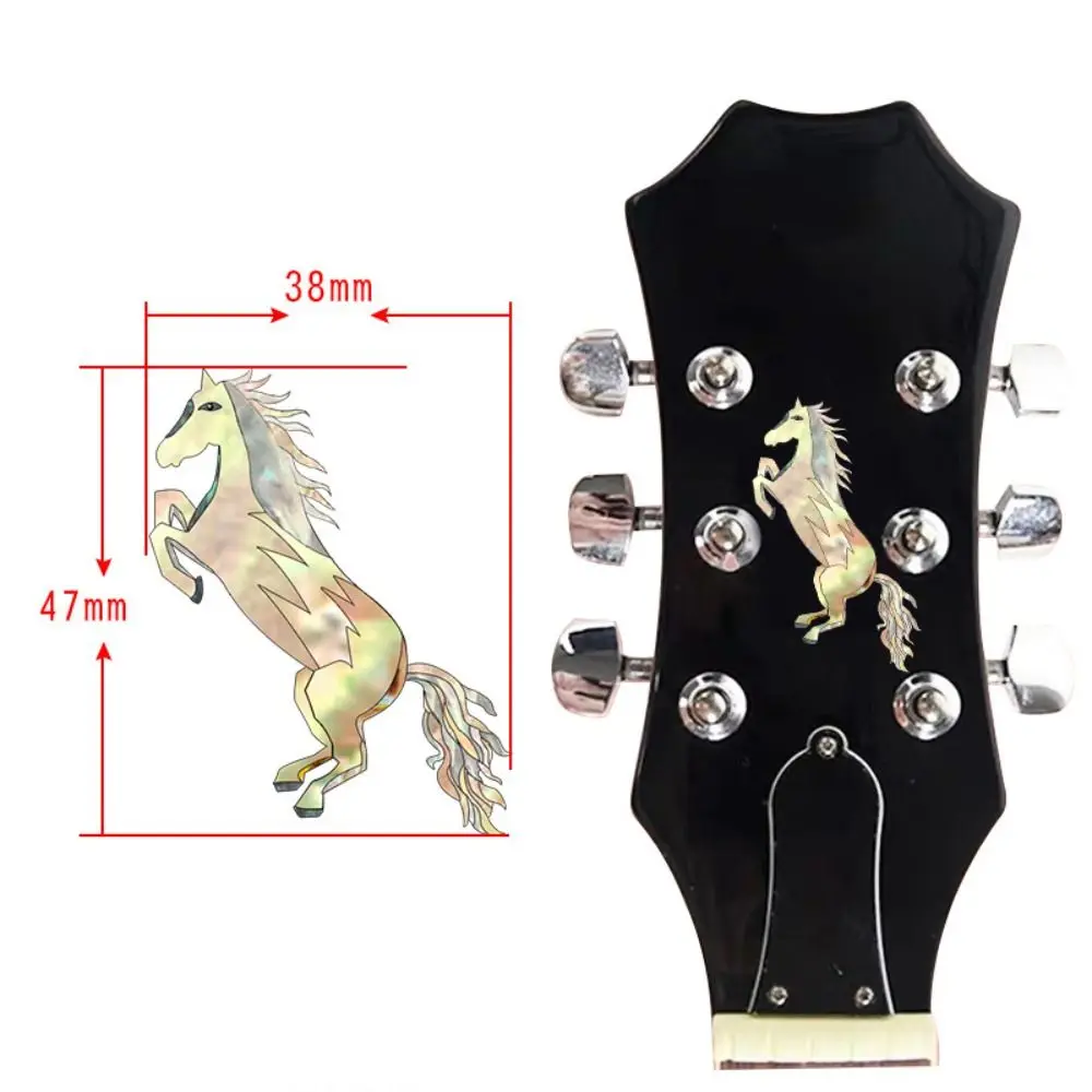 Guitar Head Sticker PVC Personalise Guitar Panel Sticker Inlay DIY Headstock Decal Electric