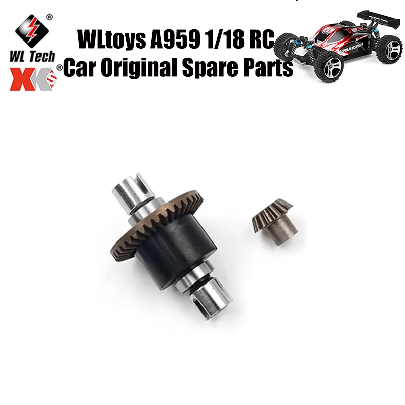 

WLtoys A959 1/18 RC Car Original Spare Parts A959-B-27 Metal Differential + Drive Gear Spare Parts