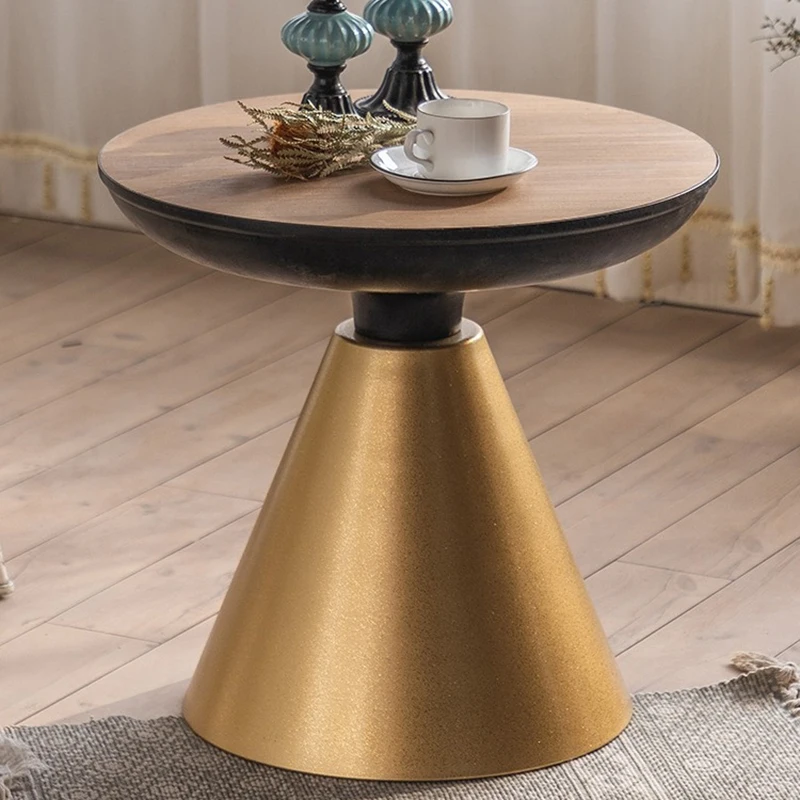 Living Room Wood Coffee Table White Round Small Modern Minimalist Coffee Tables Designer Small Muebles Tea Nordic Furniture