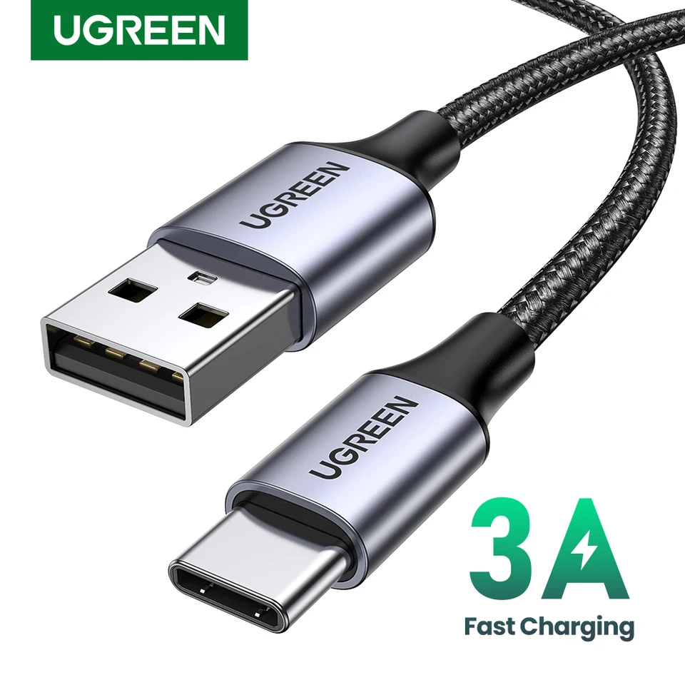 Suncase Usb-C Type-C USB 3.1 Superspeed Câble De Données Chargeur Charge (1 Mètre) En Blanc Compatible Avec Romaric 13 Pro 5G