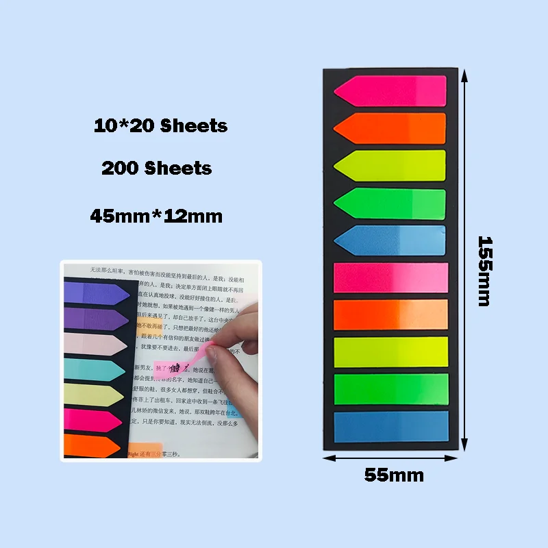 AVERY Zweckform Art. 30123 zelfklevende strips transparant/pastel