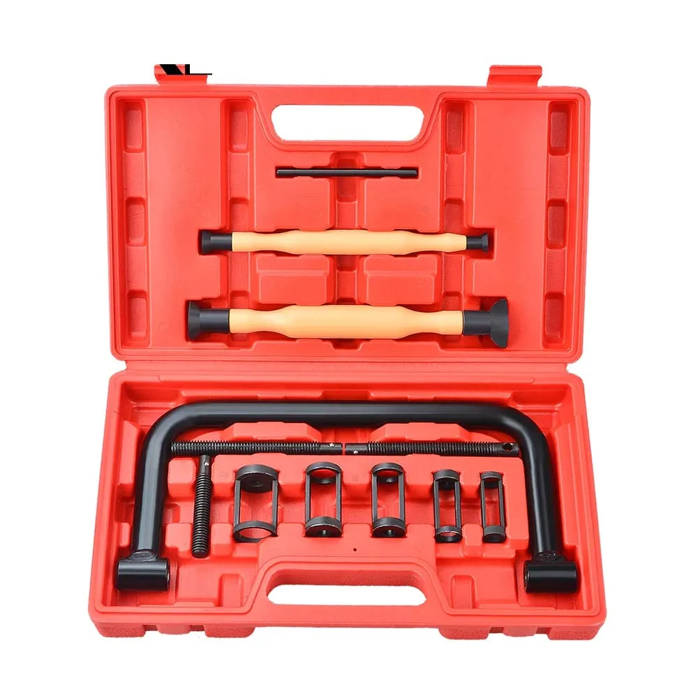 

NEW 10/12pc Valve Spring Compressor Pusher Automotive Tool For Car Motorcycle Kit 5 Sizes SK1001