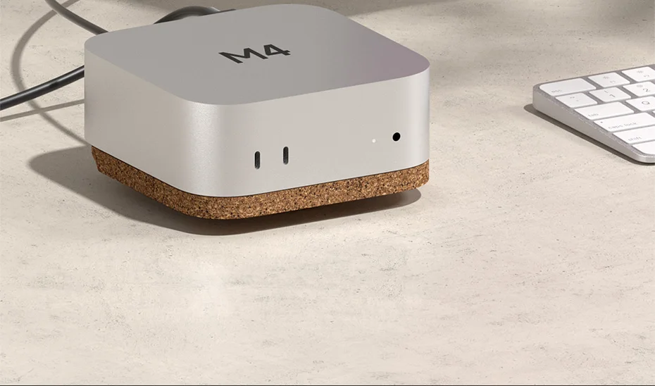 Cork Dust-Proof Stand for Mac mini M4 Eco-Friendly & Anti-Slip Hagibis