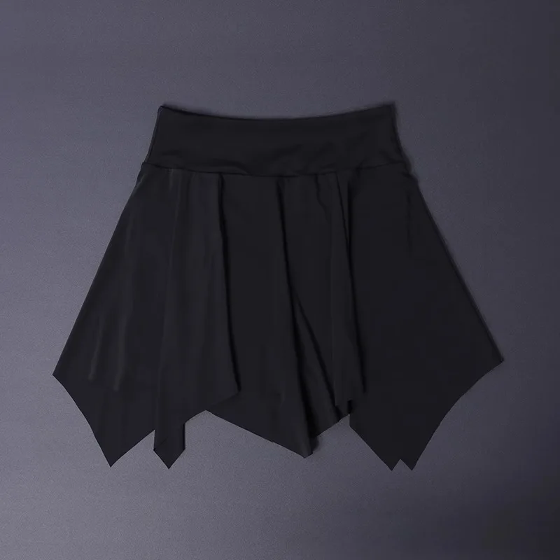 Women's Mint Green Asymmetrical Sport Skirt - Quick-Dry