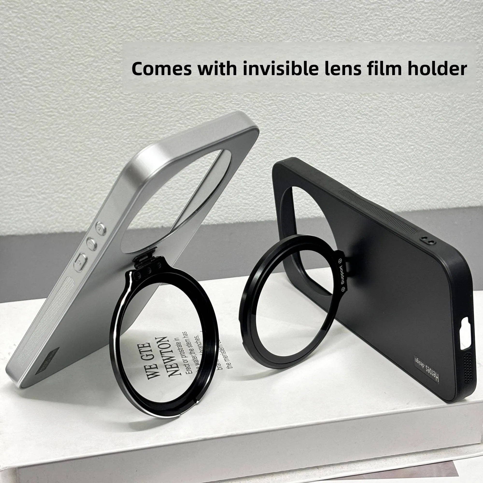 Ultra-Thin Heat Dissipation Matte Stand Case - Premium Acrylic Shockproof Bumper
