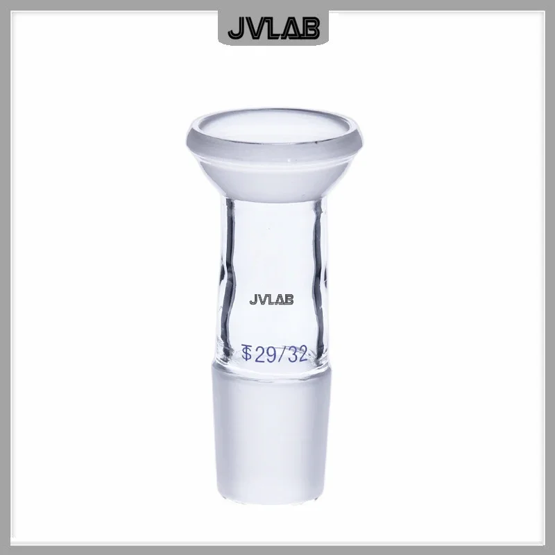 Spherical Joint Spherical Mouth and Standard Plug Interchangeable Connector Laboratory Glass Adapter Plug Diam.14 19 24 29# 1 pc
