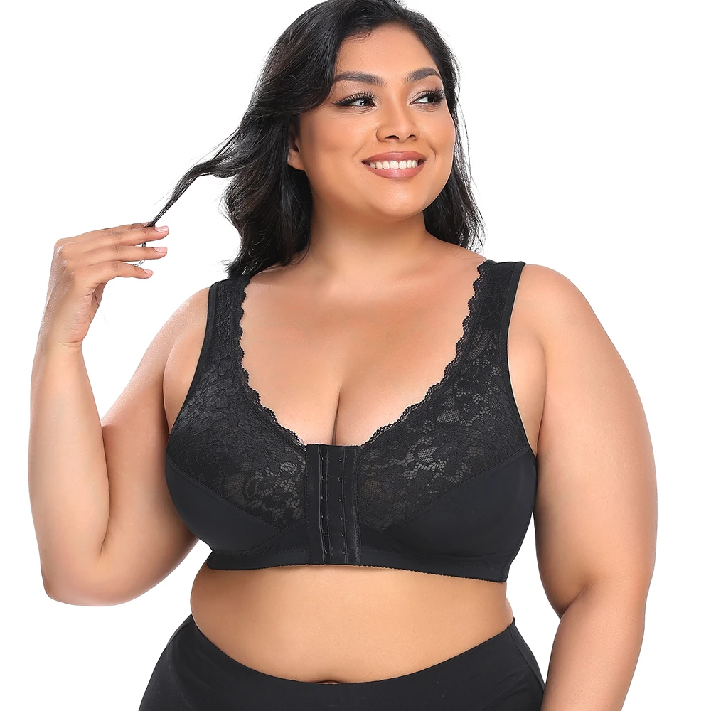 Wired Push-Up Bra with Lace Panel