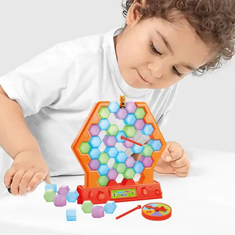 Save The Bees Game Break Bricks Game With Colored Blocks Indoor Activity For Children Colored Blocks Break Bricks Fun And