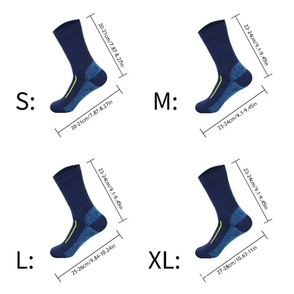 Waterproof Socks Breathable Crew Hiking Wading Camping Cycling Winter Sliding Snow Warm Sweat Absorption Sock