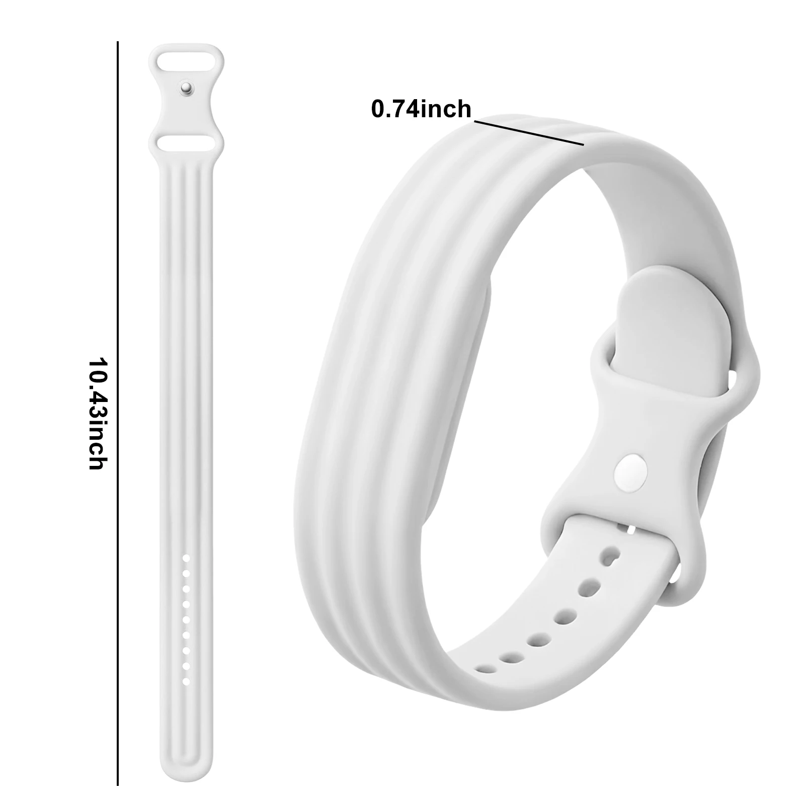 Silicone Strap Lightweight Screenless Activity Tracker Wristband for Fitness and Outdoor Activities