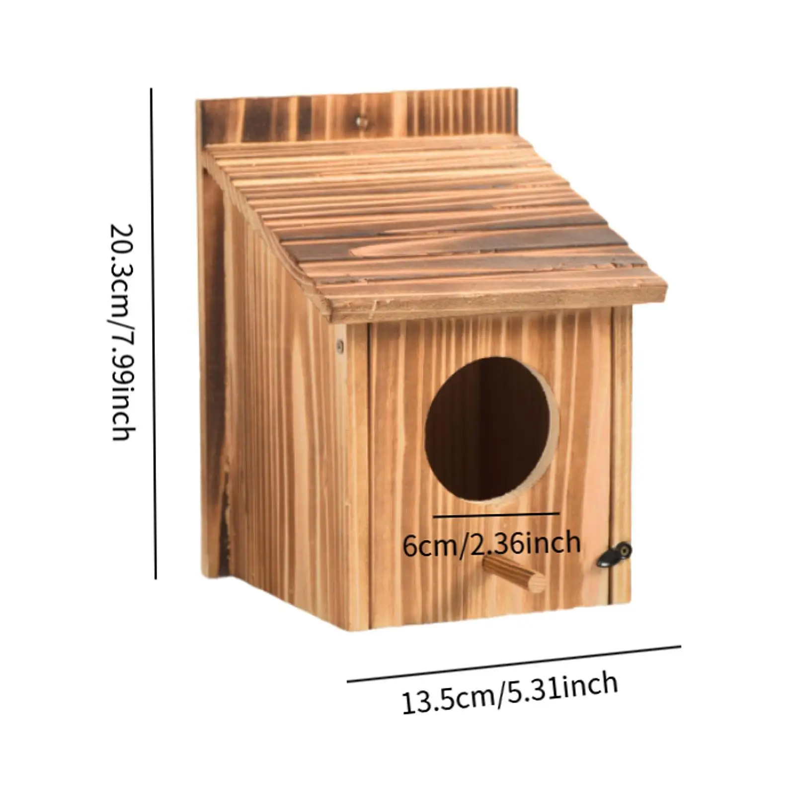 Outdoor Bird House Bluebird House Hanging Birdhouse for Window Balcony Patio