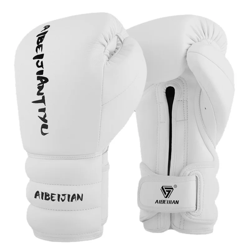 GANTS DE BOXE 120 BLANCS, GANTS D'ENTRAINEMENT