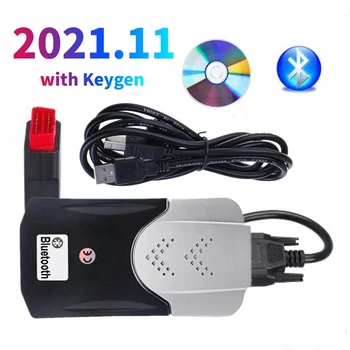 Ultimo scanner 2021.11 con Keygen NUOVO VCI Vd Ds150 Cdp Bluetooth per TNESF DELPHIS ORPDC OBD2 Scanner Strumento diagnostico per camion auto