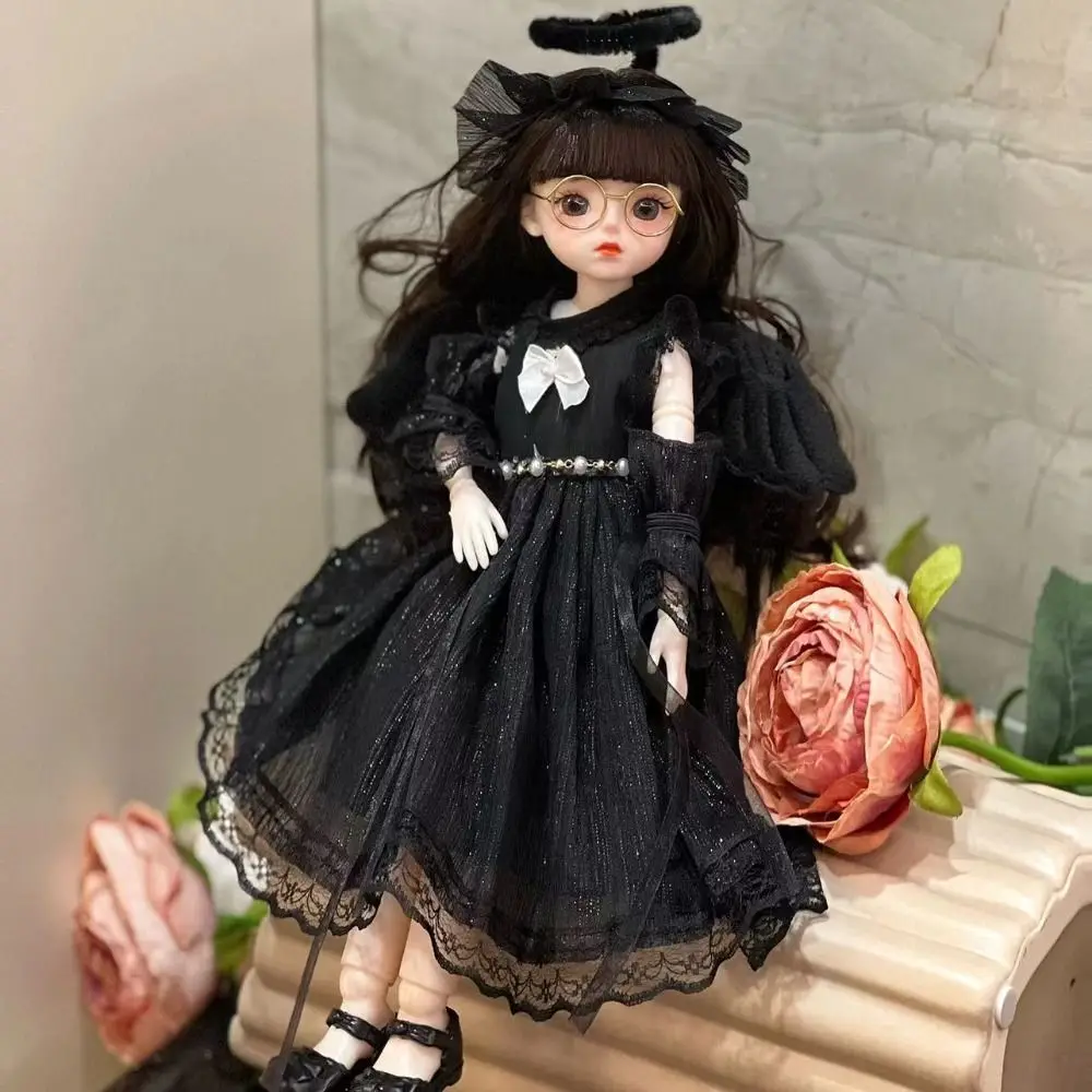 1/6 SD 30cm Bjd Doll with Clothes Long Hair High Heel Princess Dress Up BJD Dolls Anime Elegant Princess Makeup Ball Joint Doll