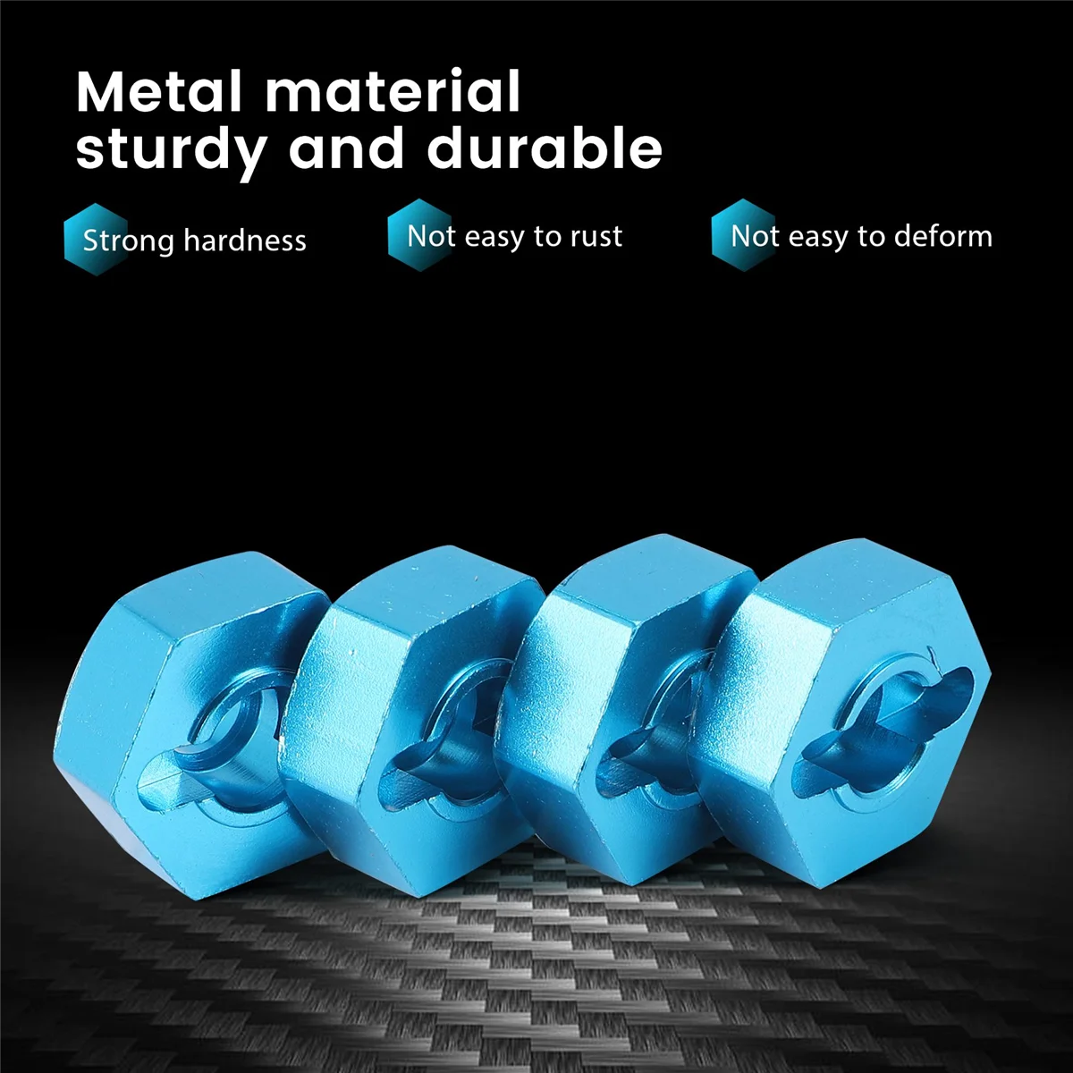 4Pcs Metal 12MM Wheel Hex Adapter for Tamiya TT01 TT-01 TT02 XV01 TB-04 WT-01N 1/10 RC Car Upgrade Parts rc crawler accessories