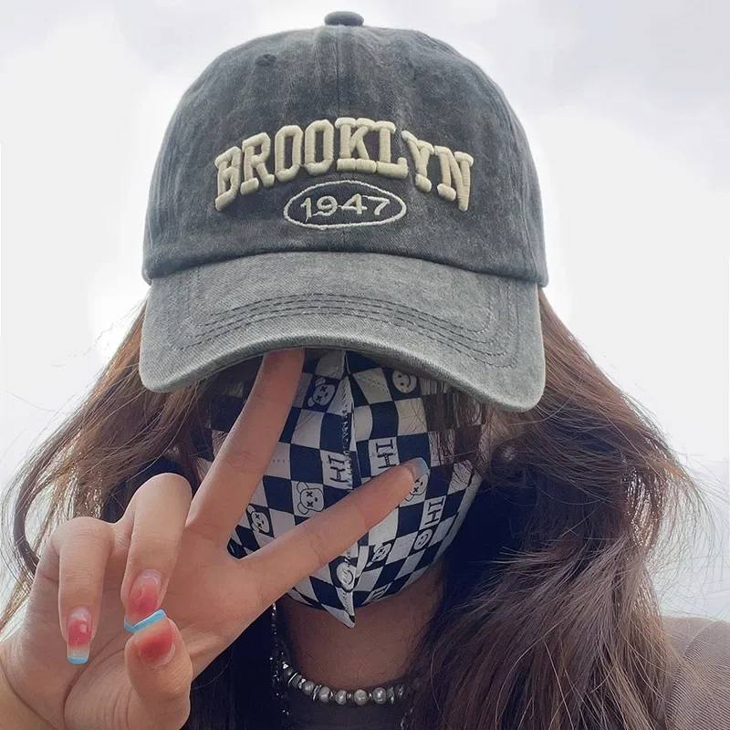 Brooklyn Cotton Embroidered Hip-Hop Baseball Cap