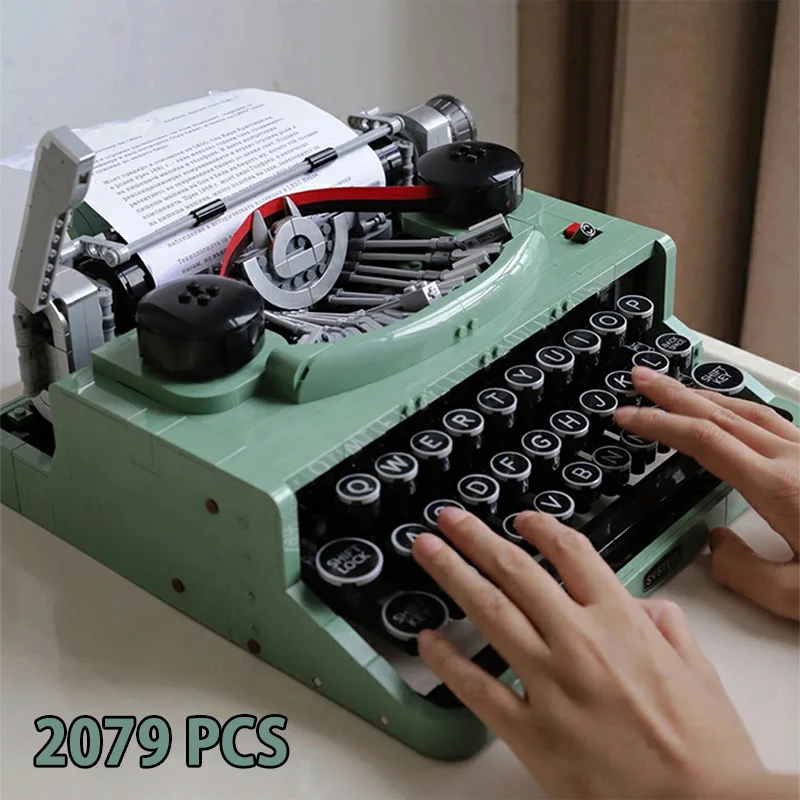 820PCS Typewriter Building Blocks Classic Creative Ideas Machine Retro  Micro Building Blocks Toy For Adults Kid Christmas Gifts - AliExpress