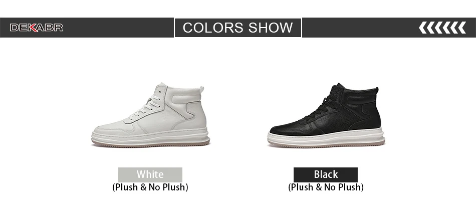 Men&rsquo;s White Leather Ankle Boots &ndash; DEKABR