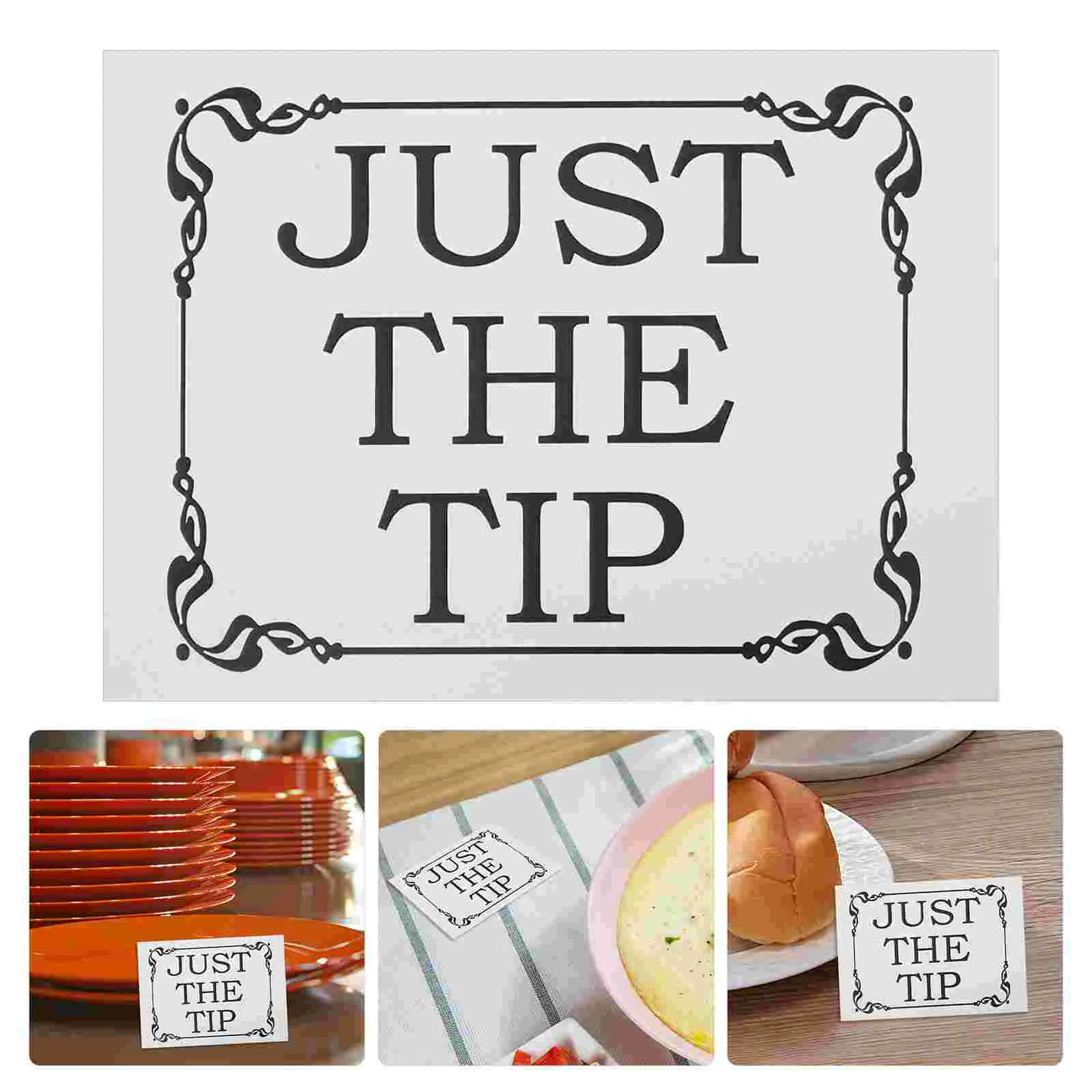 

10 Pcs Applique Label Reminder Stickers Labels Pvc Paper Use by for Restaurant Shop