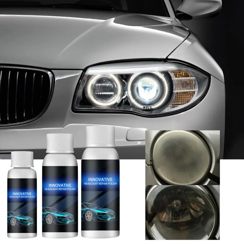Car Light Cleaner 20/30/50ml Functional Convenient Wide Application Car