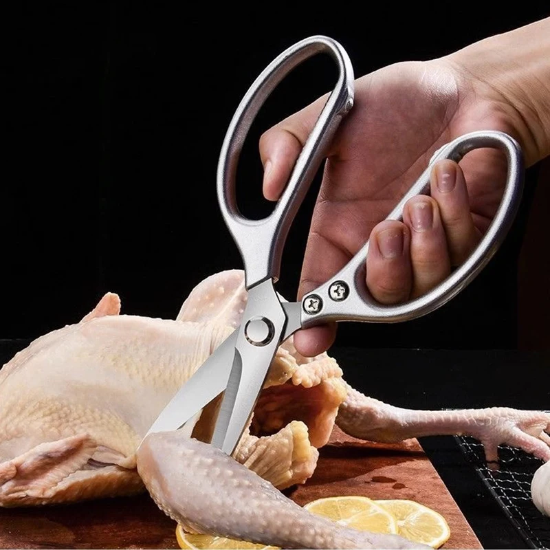 Japanese Multifunctional Food Scissors Stainless Steel Chicken