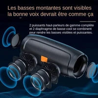 2025NEW ViVO Portable Bluetooth Speaker Wireless High Fidelity Surround Sound Box Outdoor Waterproof Camping Party Loudspeaker - Image 5