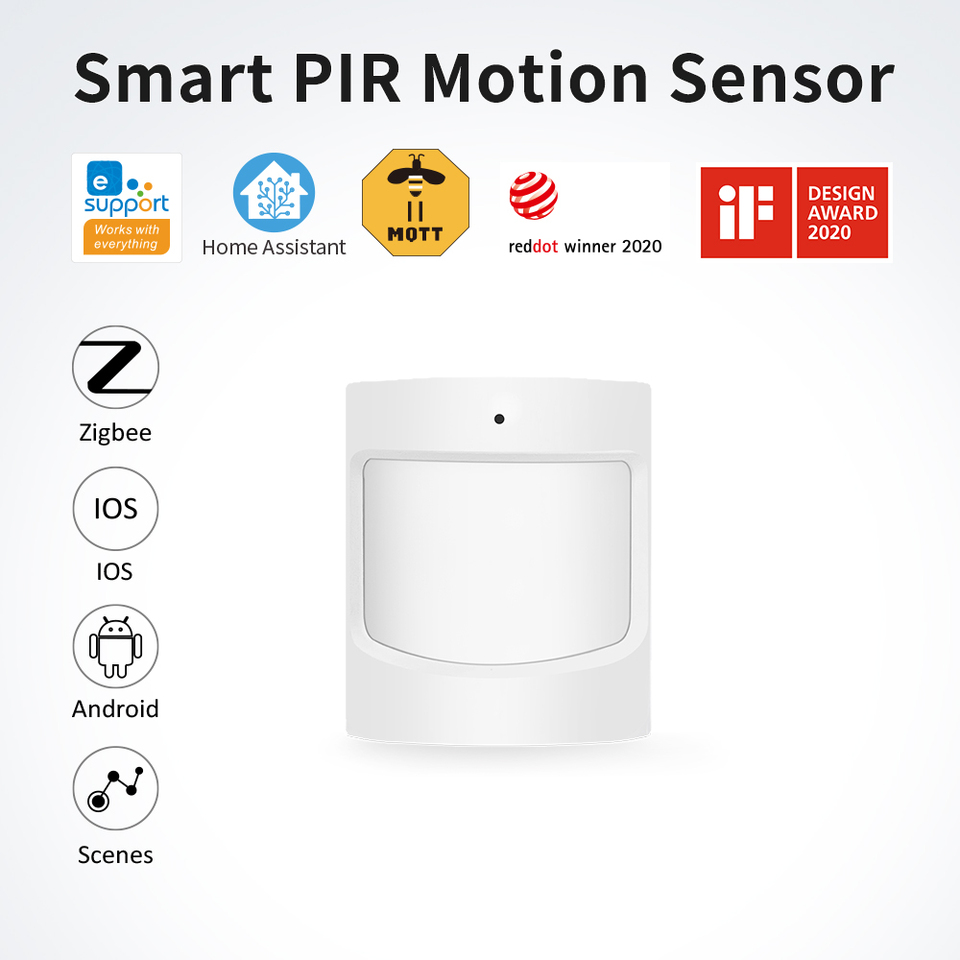  LINCUKOO Home Assistant Smart PIR Motion Sensor Detector Home Security Security Burglar Wireless eWeLink ZigBee lighting linkage 