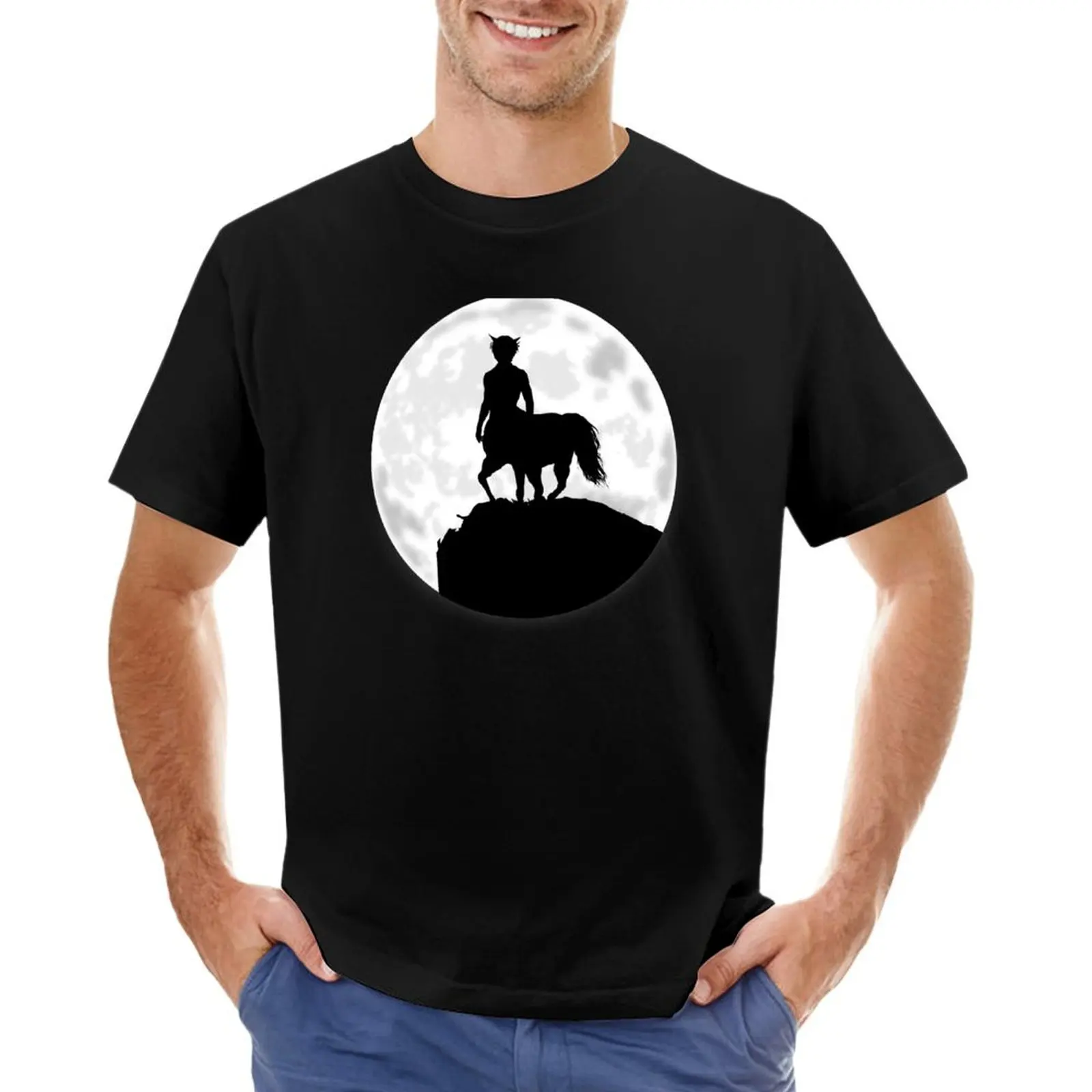 

Centaur Under The Moon T-shirt vintage clothes Aesthetic clothing men clothes