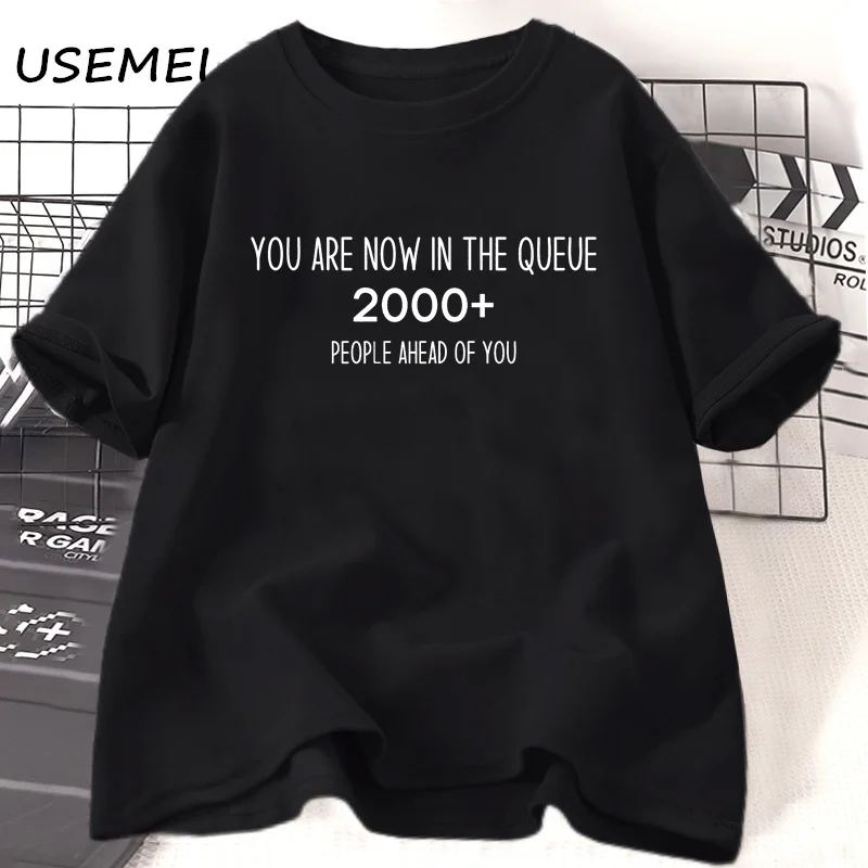 

You Are Now In The Queue T Shirts for Women The Eras Tour Midnights Tshirt Casual Cotton Oversize T-shirts Streetwear Tops