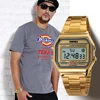 SKMEI Men Stainless Steel Strap LED Display Watches Fashion Casual Sport Watch 3Bar Waterproof Digital Wristwatch Reloj Hombre 3
