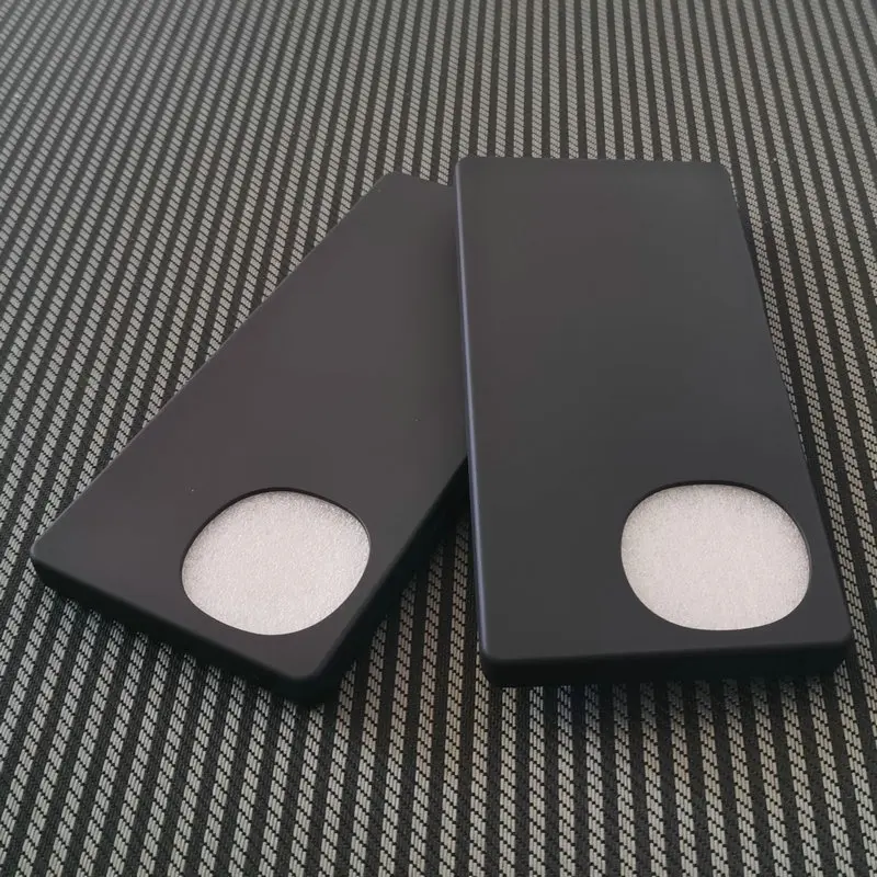 Black Frosted TPU Silicone Matte Phone Case Back Cover