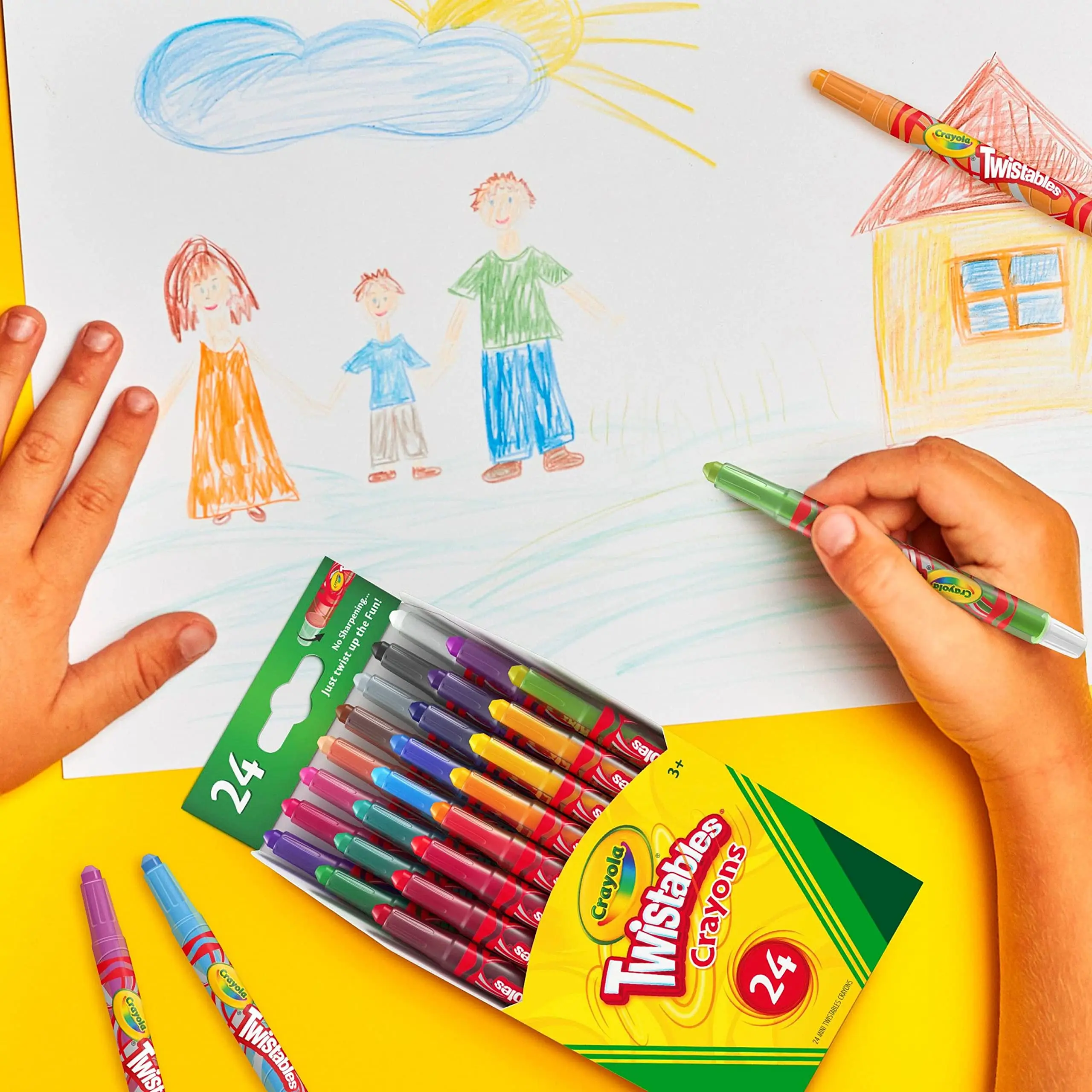  Crayola Twistables Fun Effect Crayons (24 Count) : Toys & Games