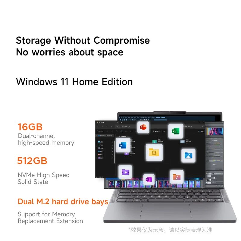 Lenovo Laptop Xiaoxin 15 SE 2025 15.3” Ryzen 7-8745HS/I5-13420H 16G/24G DDR5(Scalable）512GB/1TB/2TB SSD Slim laptop Notebook PC 3
