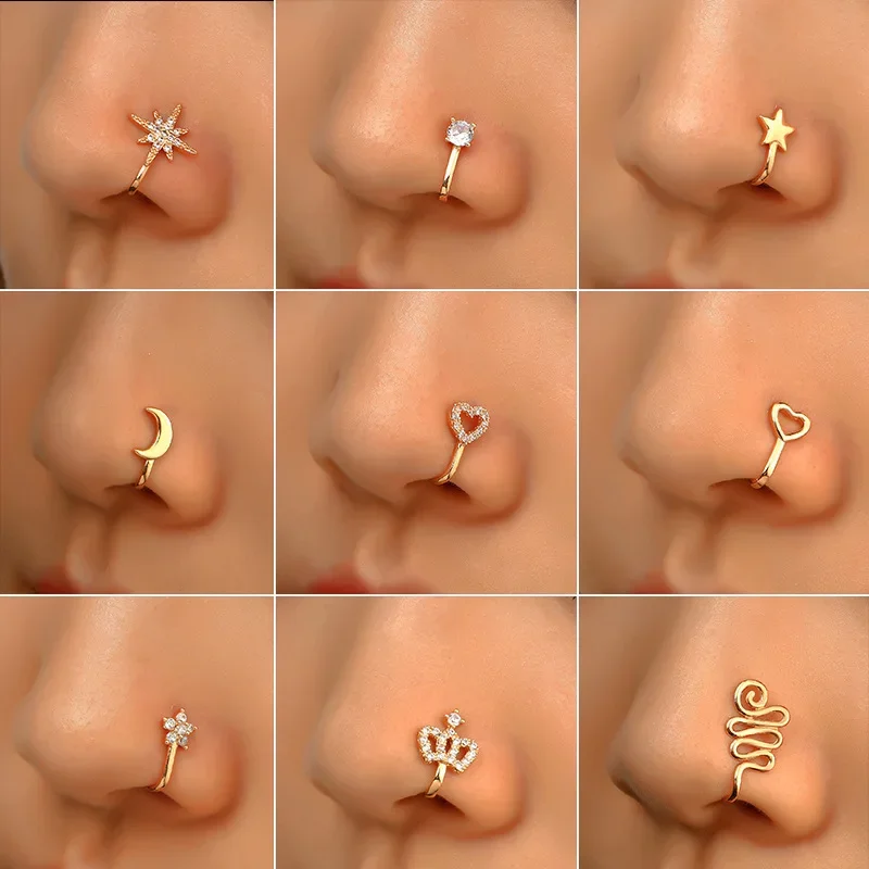 nostril piercing butterfly nose ring amazon