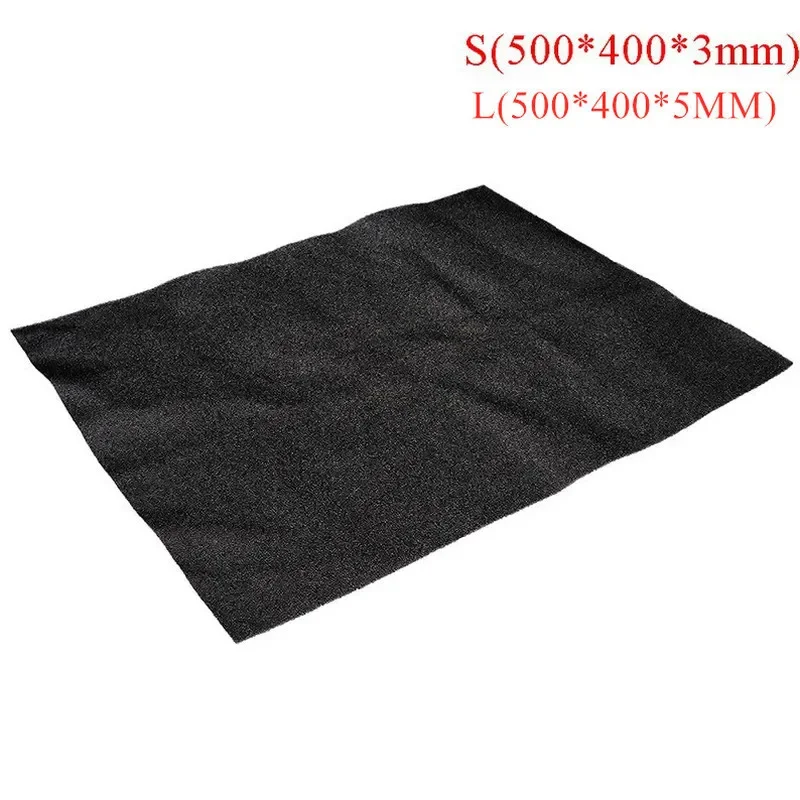 DIY 500*400*3mm/5mm Computer Mesh sponge PC Case Fan Cooler Black Dust Filter Case Dustproof Cover Chassis dust cover 60PPI Chassis Cooling Dust Filter,Pc Case Dust Filter