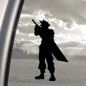 

For Final Fantasy XIII Black Decal Cloud Dissidia Car Sticker Styling
